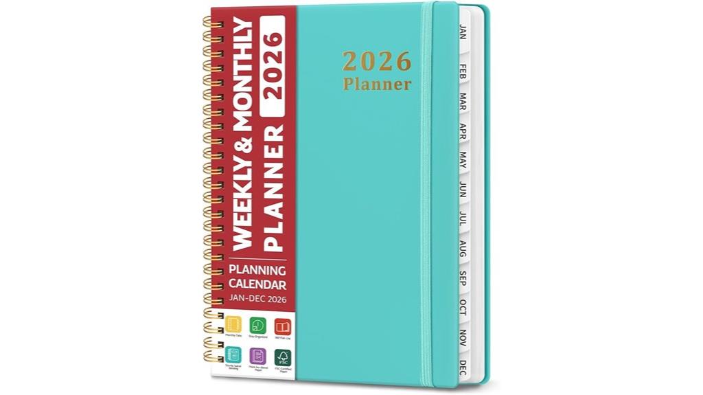 a5 weekly monthly planner