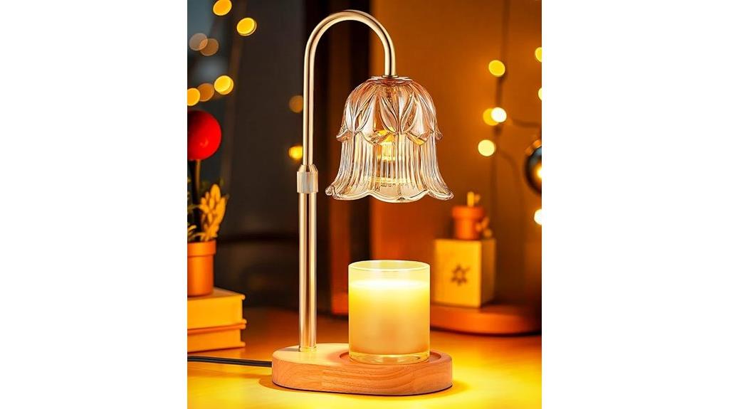adjustable candle warmer lamp