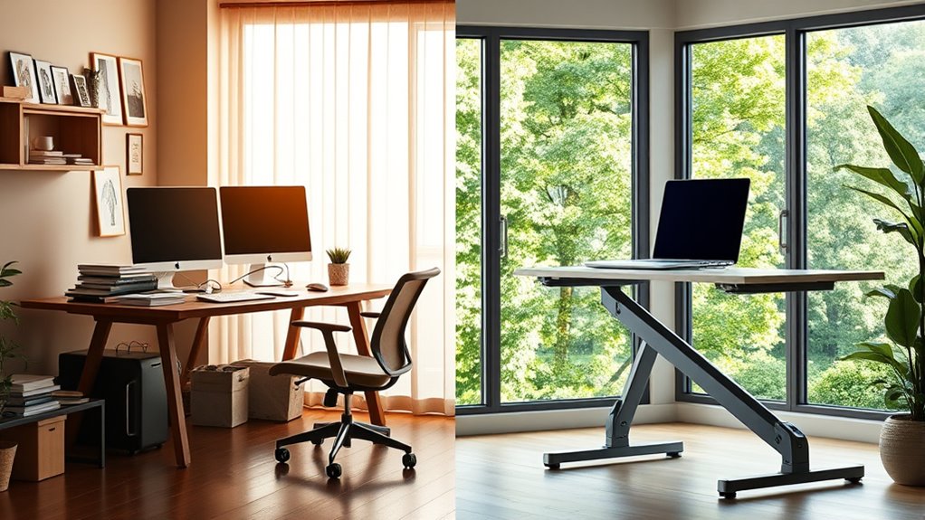 adjustable ergonomic workspace options