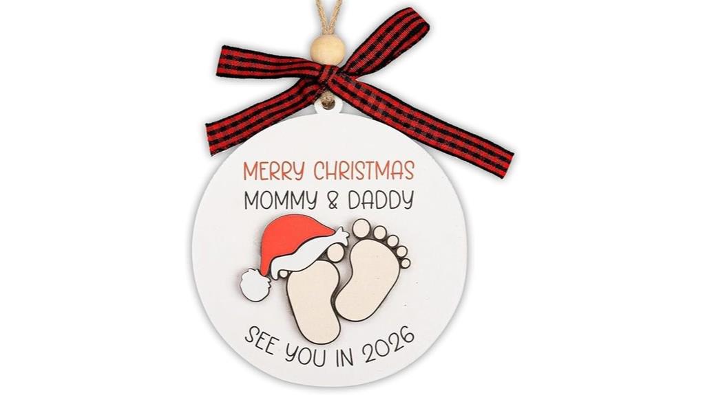 baby expecting ornament gift