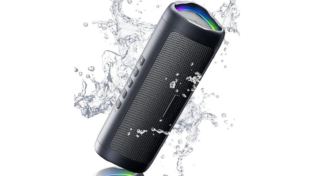 black bluetooth speaker