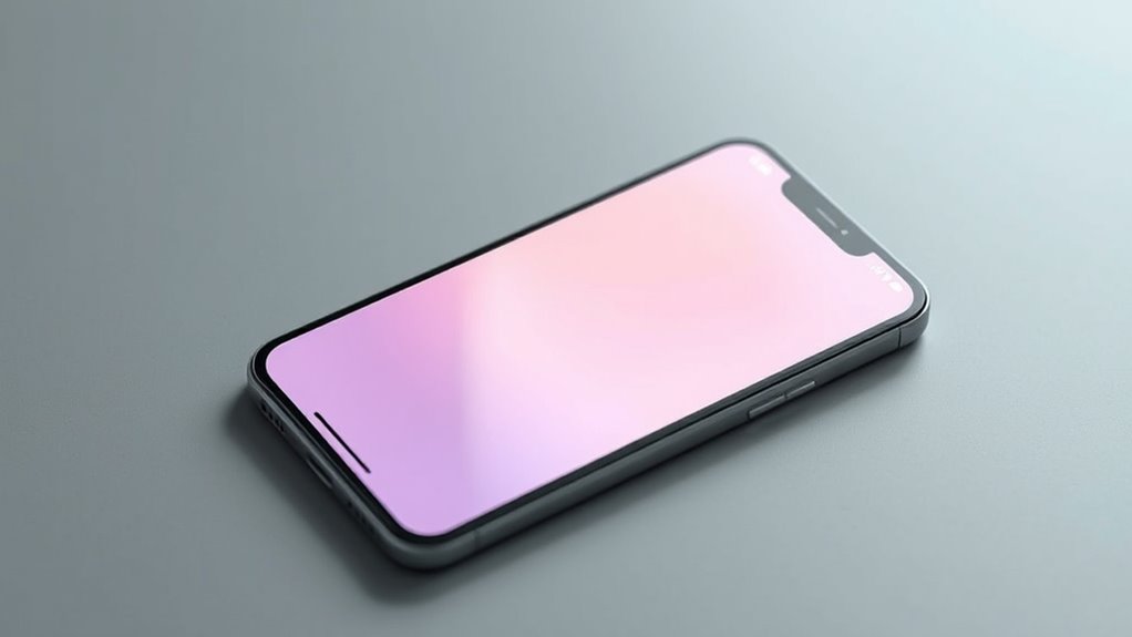 choose calming minimalist backgrounds