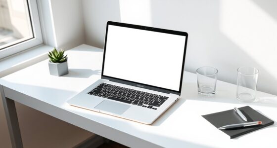 clean creative workspace design