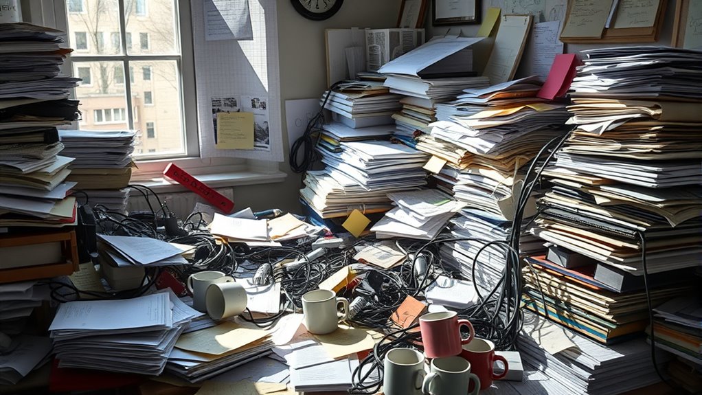 clutter causes mental exhaustion