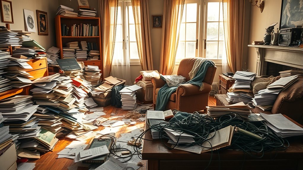 clutter wastes valuable resources