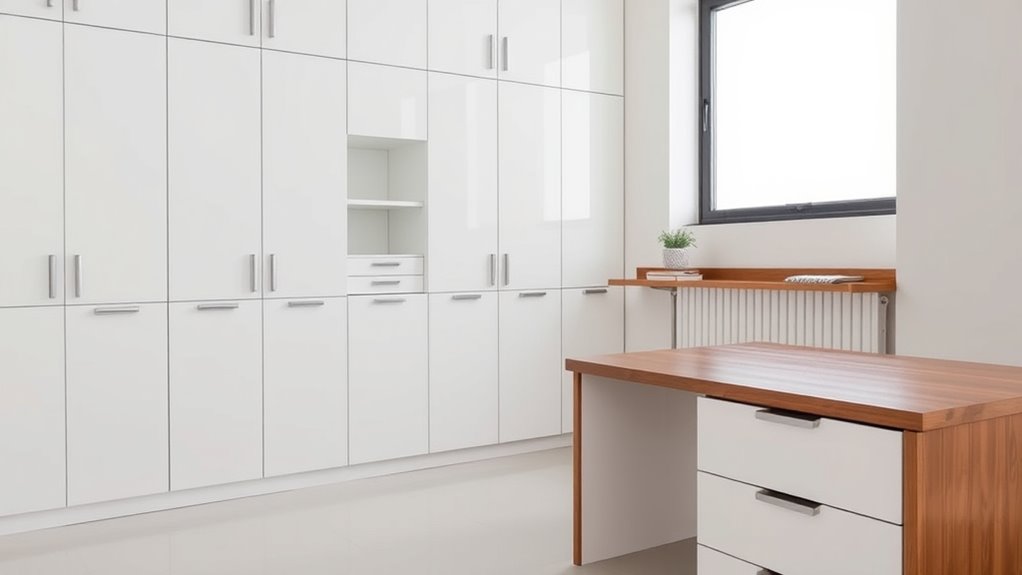 concealed desk storage solutions