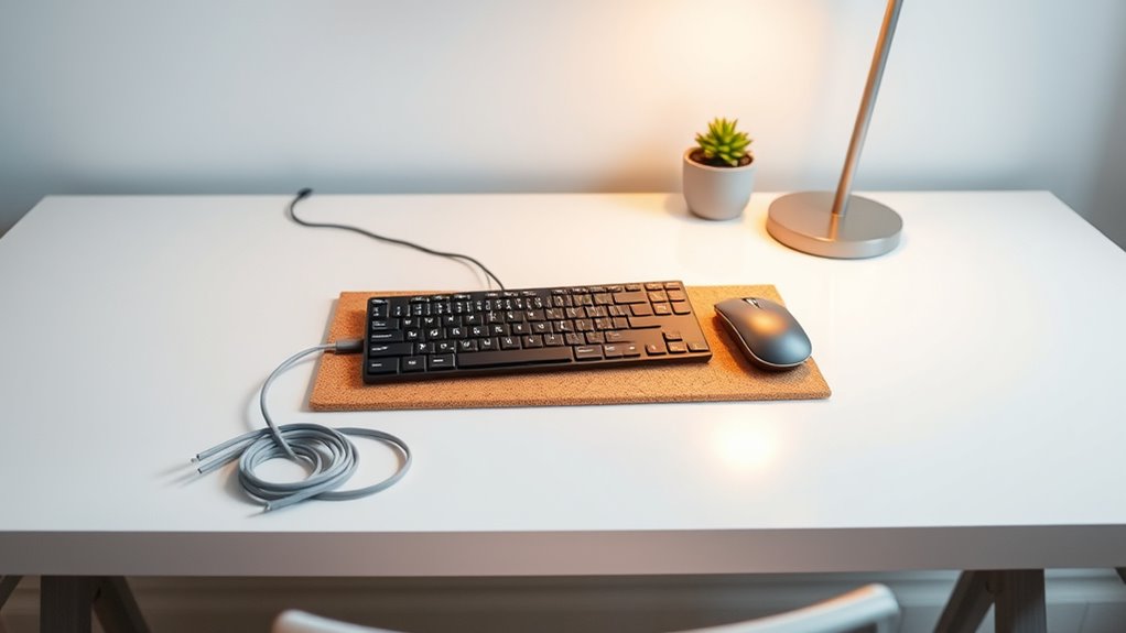 concealed organized clutter free cables