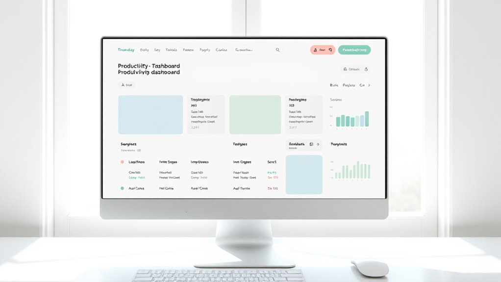 consistent colors and typography