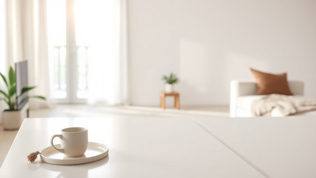 create calm and organized space