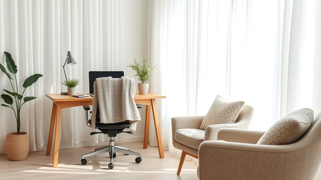 create calm focus zones