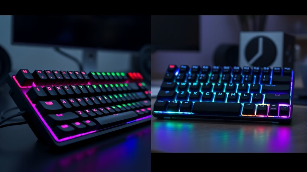 customizable aesthetic and lighting