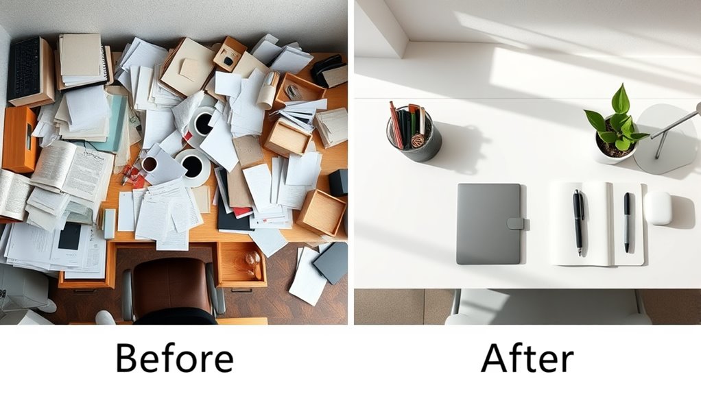 daily minimalist desk maintenance