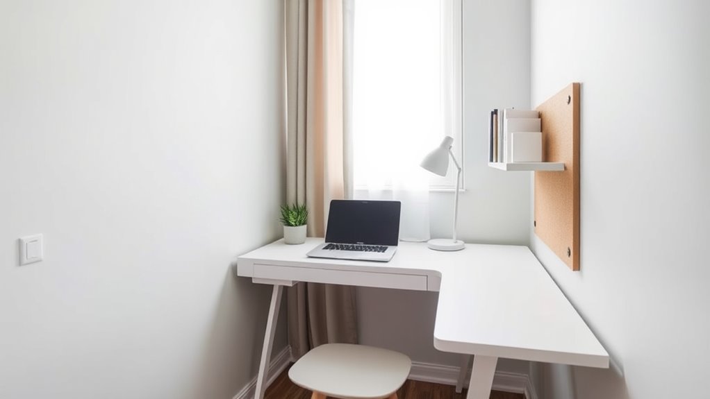 efficient tiny office organization