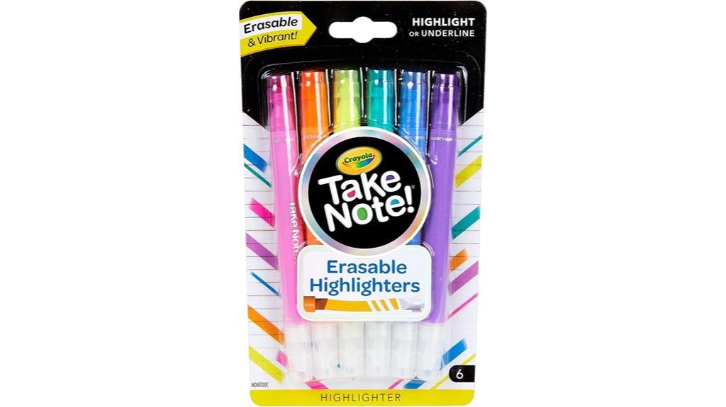erasable highlighter set