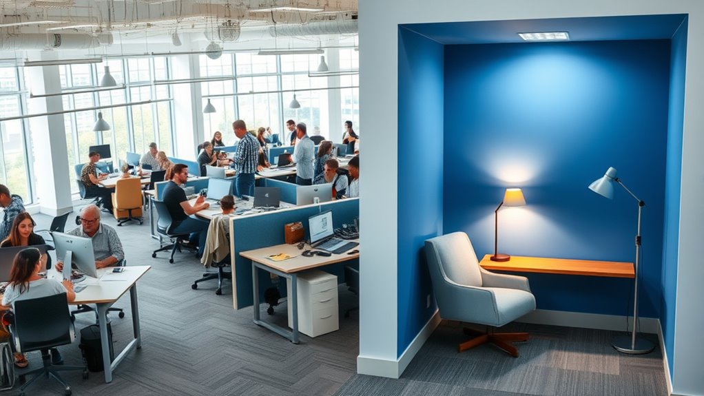 ergonomic comfortable workspace design