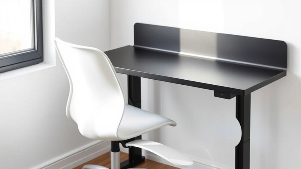 ergonomic minimalist workspace design