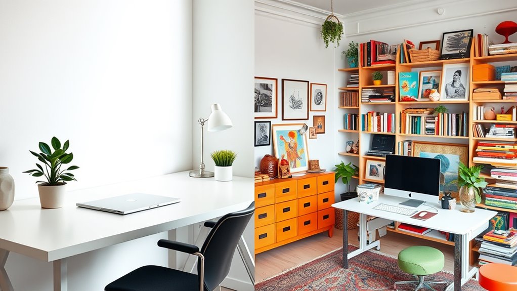 expressive minimalist personal spaces