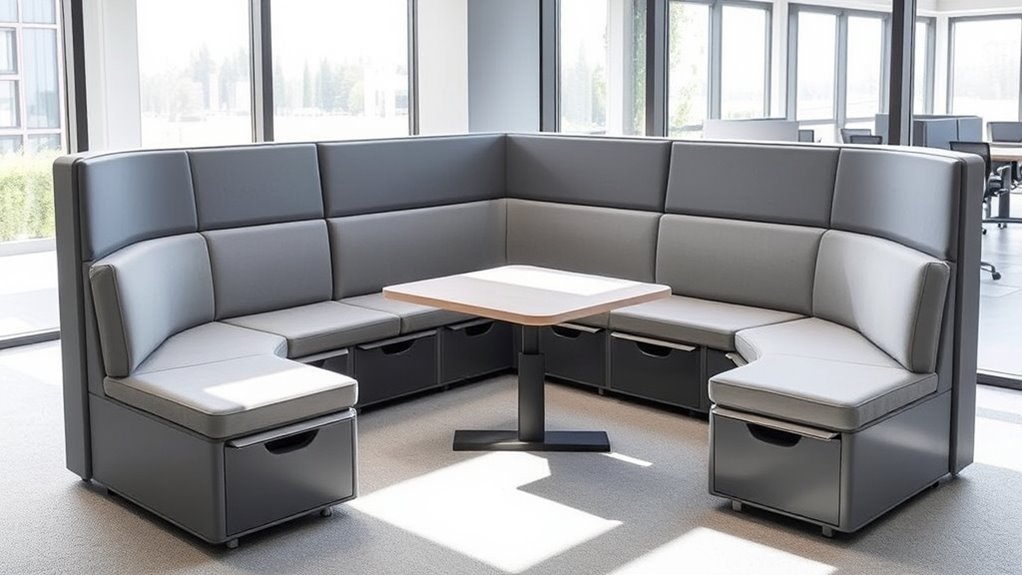 flexible modern modular seating