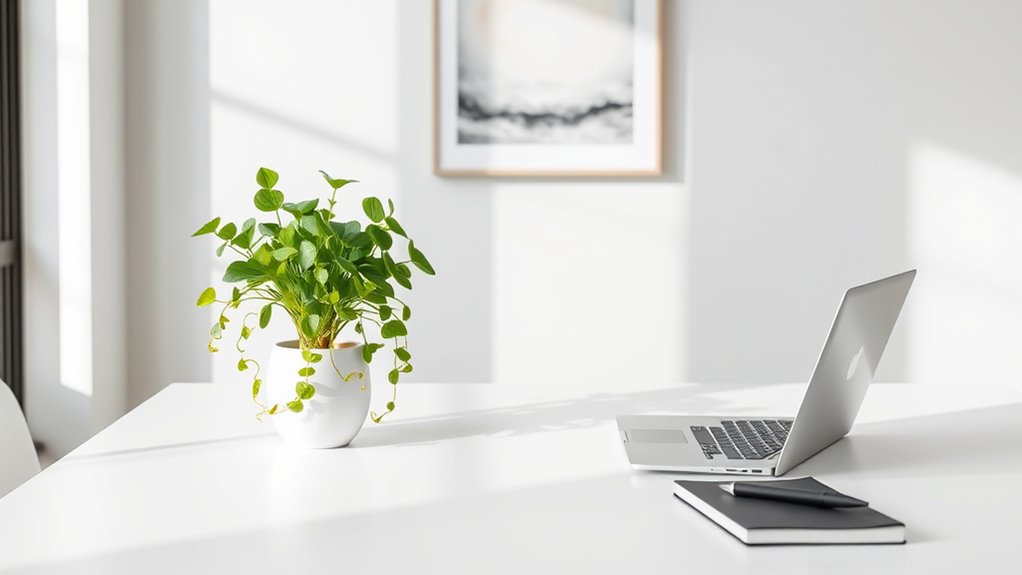 green plants enhance minimalism