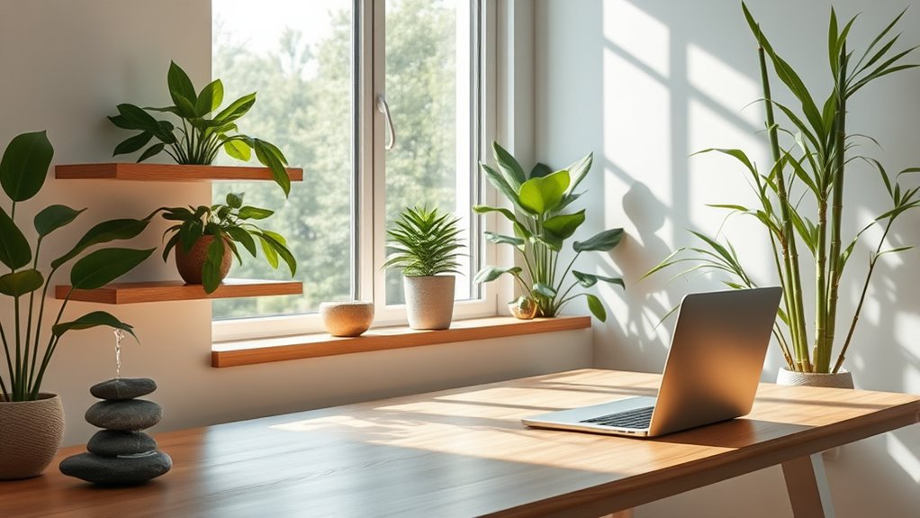 incorporating natural calming elements