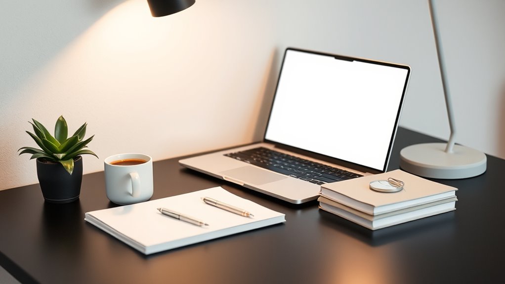 key items for minimalist desk
