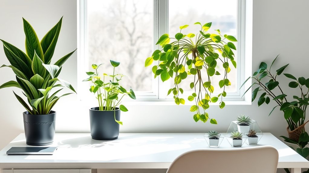 low maintenance sustainable air purifying plants
