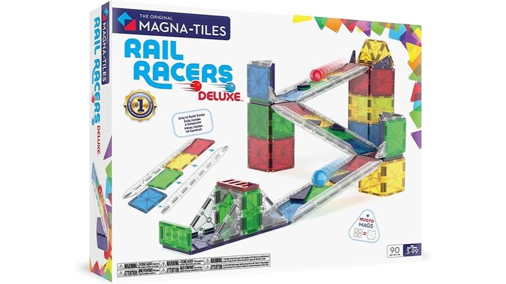 magnetic railway building set