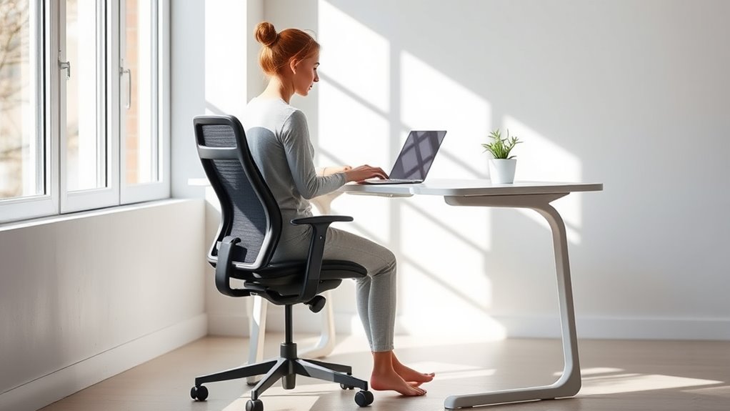 maintain ergonomic workstation setup