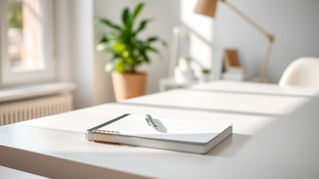 maintain organized workspace habits