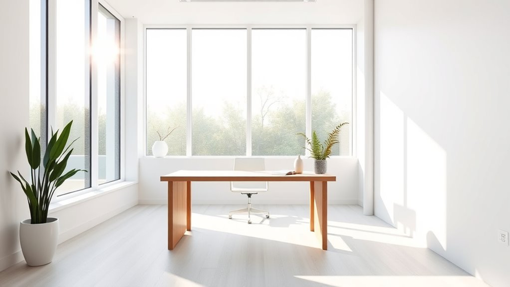 maximize daylight through strategic window placement