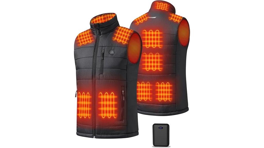 men s heated vest with battery