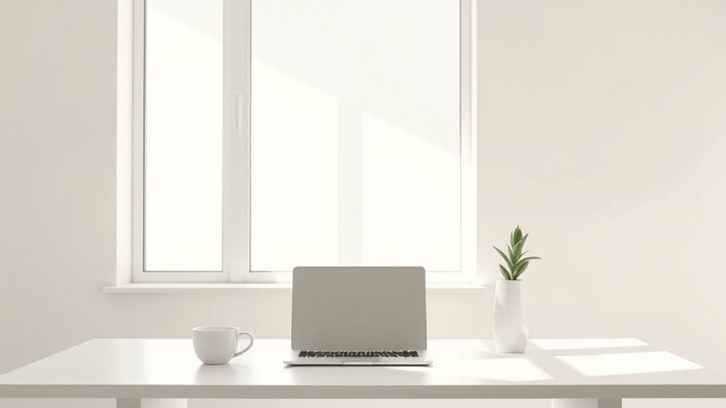 minimal workspace reduces stress