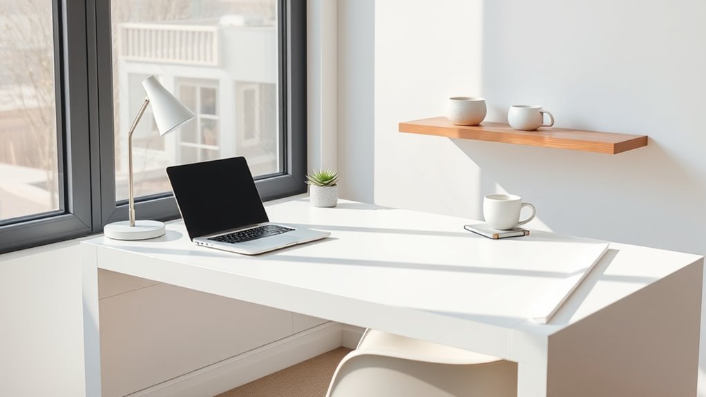 minimalist functional workspace essentials