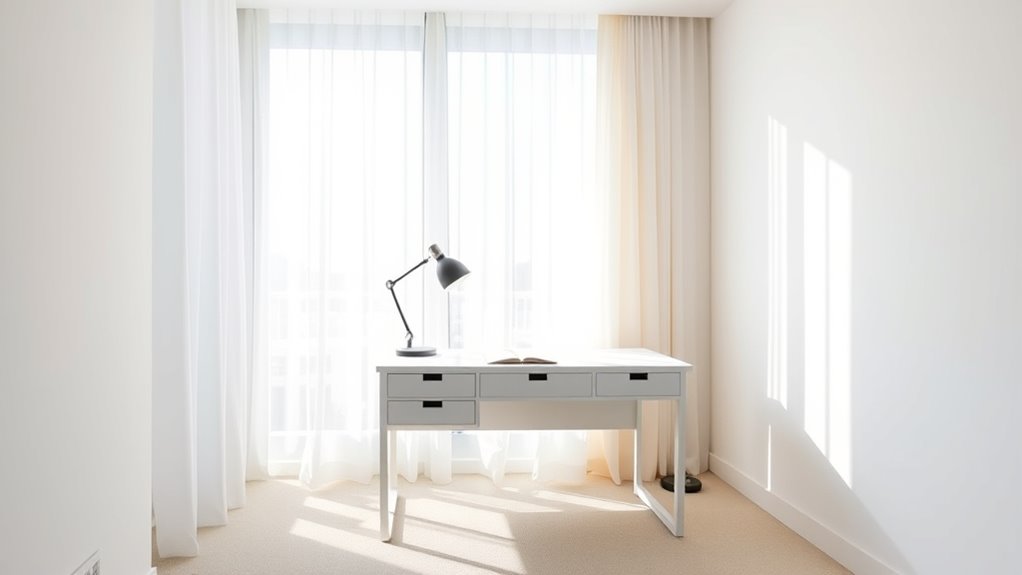 minimalist lighting color choices