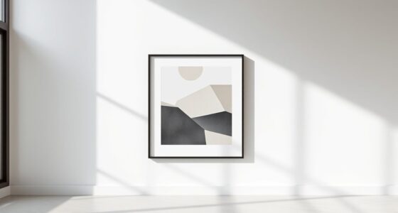 minimalist office wall inspiration