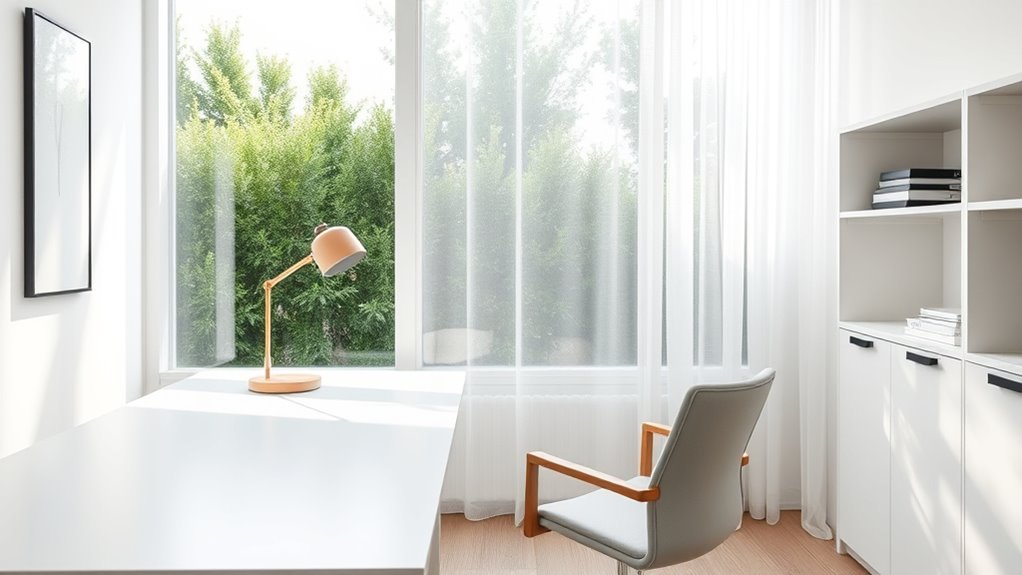 minimalist scandinavian office design