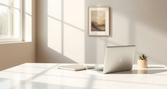 minimalist workspace enhances focus