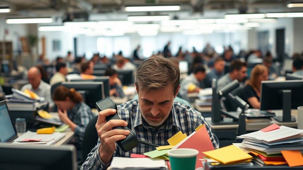 noisy office impairs focus