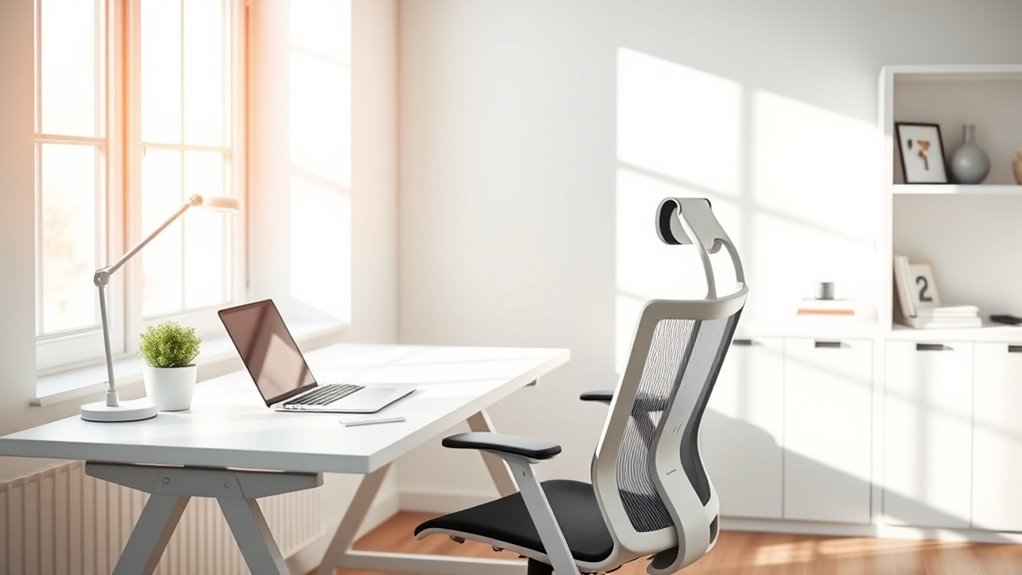 optimize lighting and ergonomics