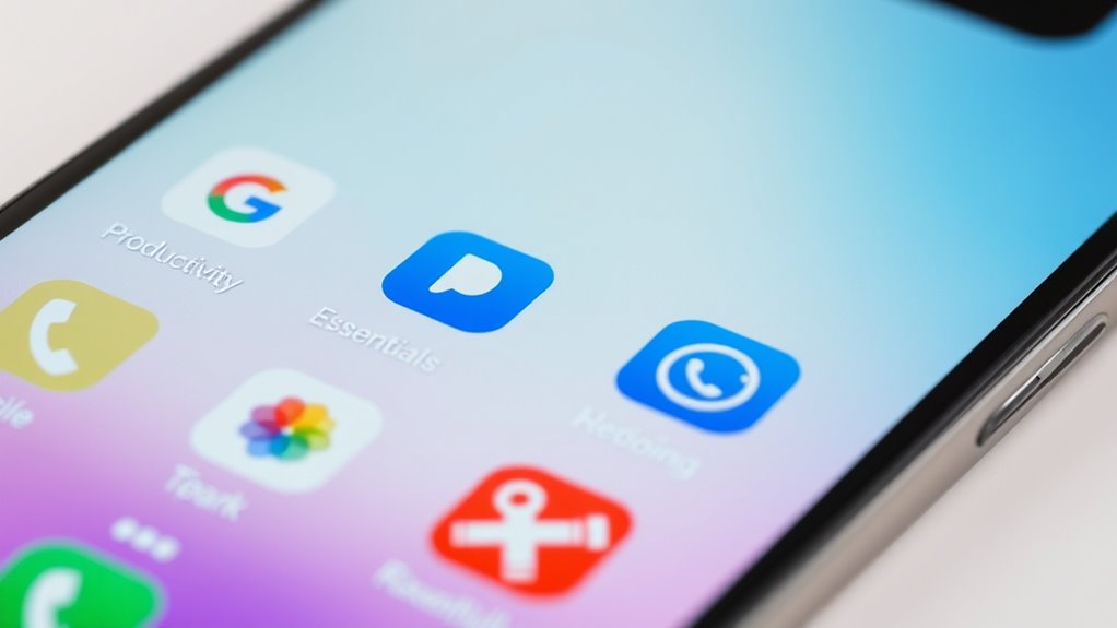 organize apps for efficiency