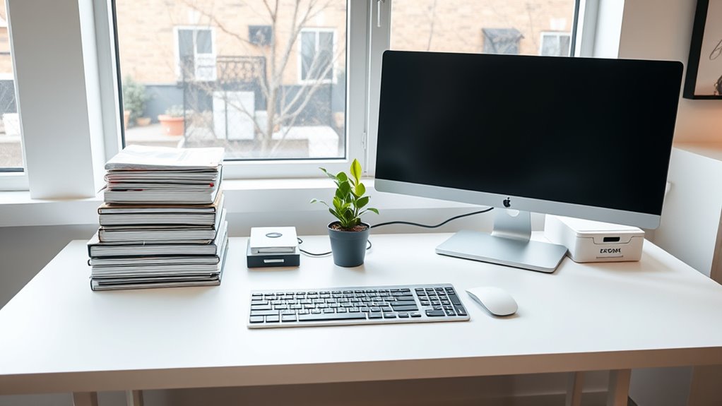 organize clean simplify workspace