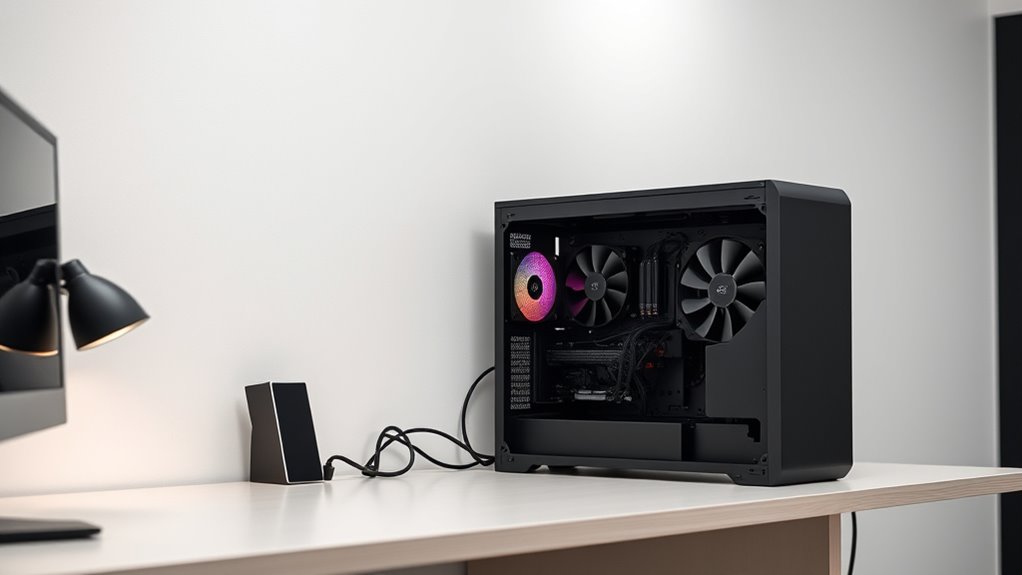 organized cables enhance cooling