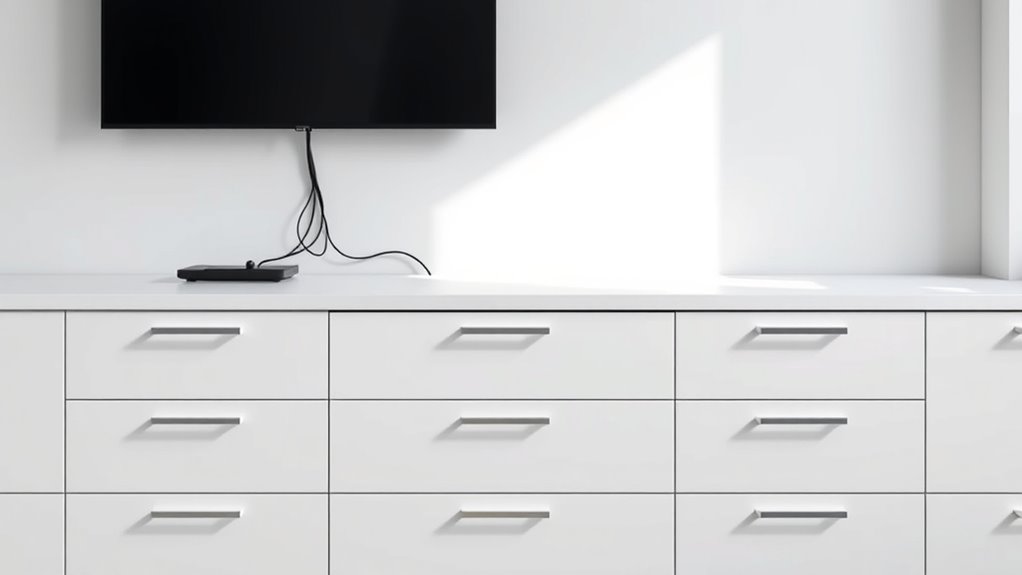 organized cords for efficiency