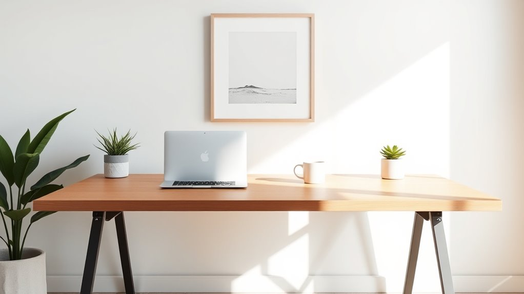 organized workspace enhances focus