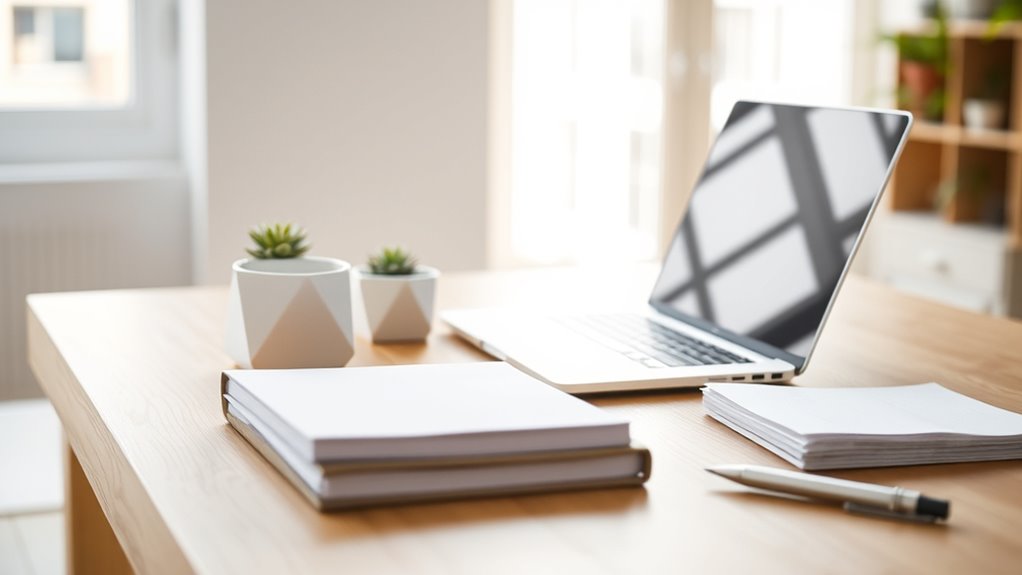 organized workspace improves focus