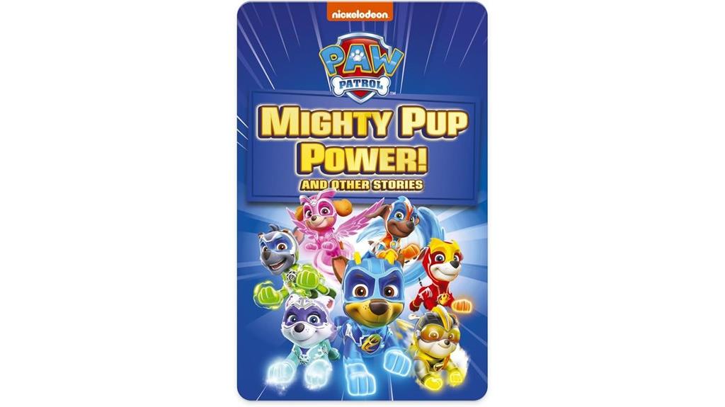 paw patrol kids audio card