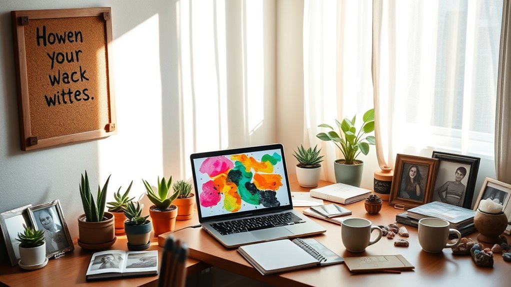 personalized inspiring workspace design