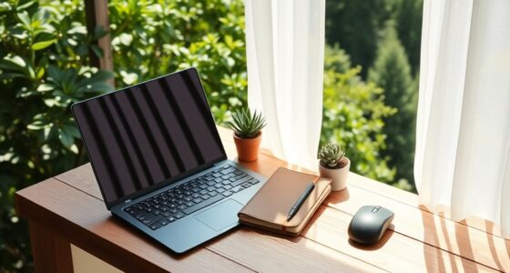 portable minimalist workspace design