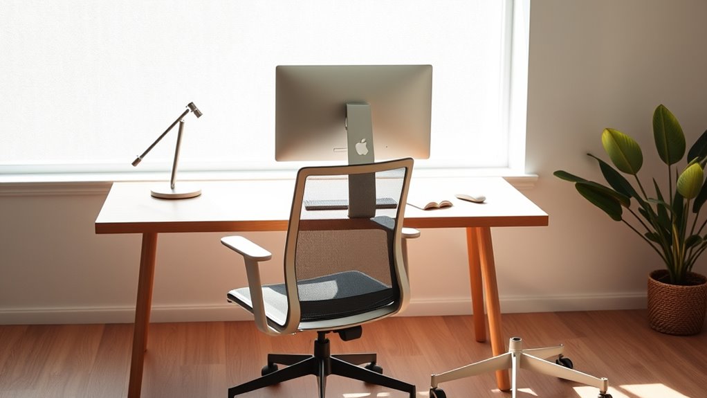prioritize ergonomic workspace setup