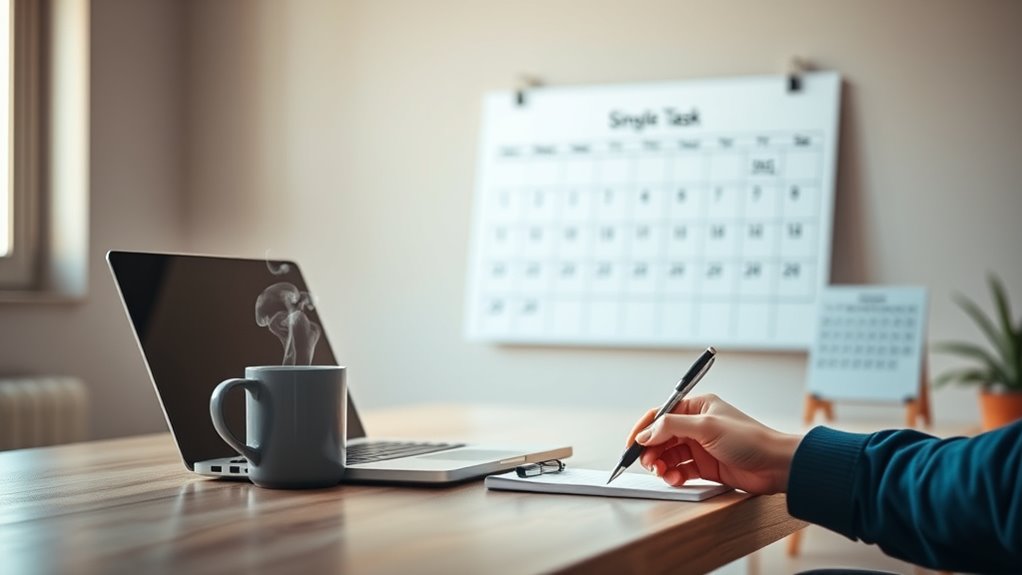 prioritize single tasking